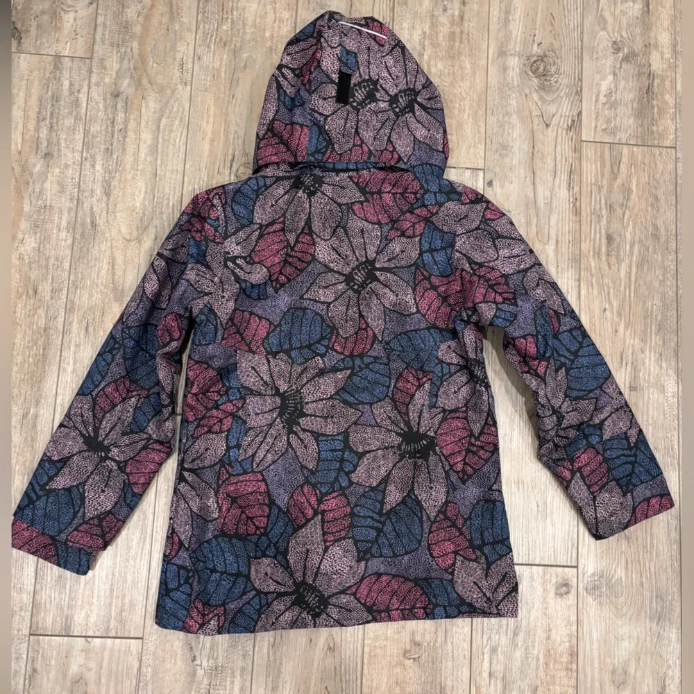 Columbia Print Winter/Waterproof Jacket WITHOUT Fleece Insert Size Large Girls